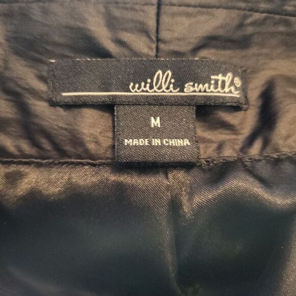 Willi Smith black satin look blazer jacket - Picture 6 of 7